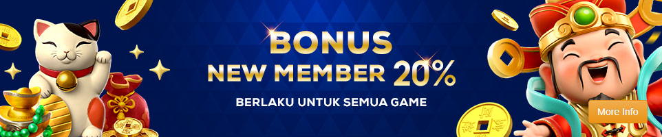 Bonus New Member 20%